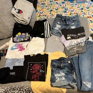 American eagle, Holister , Nike, Adidas, Vans